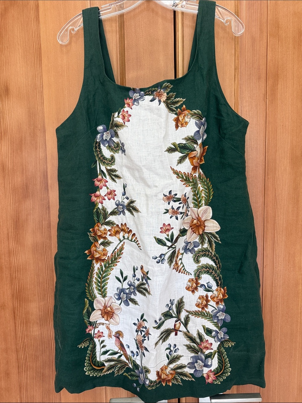 Farm Rio Nature Sand Linen Mini Dress - Picture 7 of 12